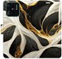 iSaprio flip puzdro BlackGold Marble pre Xiaomi Redmi 10C - Kryt na mobil