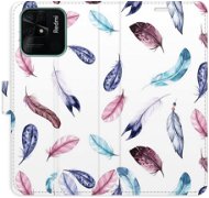 Phone Cover iSaprio flip pouzdro Colorful Feathers pro Xiaomi Redmi 10C - Kryt na mobil