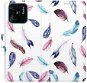 iSaprio flip puzdro Colorful Feathers na Xiaomi Redmi 10C - Kryt na mobil