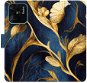 Phone Cover iSaprio flip pouzdro GoldBlue pro Xiaomi Redmi 10C - Kryt na mobil