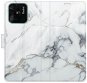 iSaprio flip pouzdro SilverMarble 15 pro Xiaomi Redmi 10C - Phone Cover