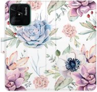 iSaprio flip pouzdro Succulents Pattern pro Xiaomi Redmi 10C - Phone Cover