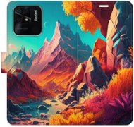 iSaprio flip pouzdro Colorful Mountains pro Xiaomi Redmi 10C - Phone Cover