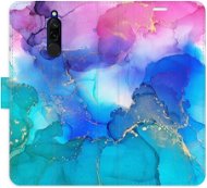 iSaprio flip puzdro BluePink Paint na Xiaomi Redmi 8 - Kryt na mobil