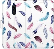 iSaprio flip pouzdro Colorful Feathers pro Xiaomi Redmi 8 - Phone Cover