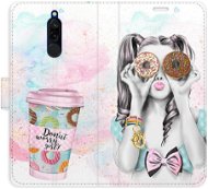 iSaprio flip puzdro Donut Worry Girl pre Xiaomi Redmi 8 - Kryt na mobil
