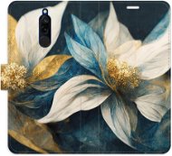 iSaprio flip pouzdro Gold Flowers pro Xiaomi Redmi 8 - Phone Cover