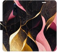 iSaprio flip pouzdro Gold Pink Marble 02 pro Xiaomi Redmi 8 - Phone Cover