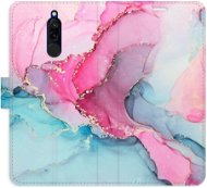 iSaprio flip pouzdro PinkBlue Marble pro Xiaomi Redmi 8 - Phone Cover