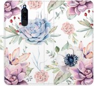 iSaprio flip pouzdro Succulents Pattern pro Xiaomi Redmi 8 - Phone Cover