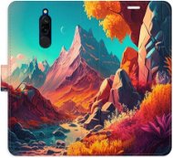 iSaprio flip pouzdro Colorful Mountains pro Xiaomi Redmi 8 - Phone Cover