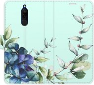 iSaprio flip pouzdro Blue Flowers pro Xiaomi Redmi 8 - Phone Cover