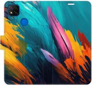 iSaprio flip pouzdro Orange Paint 02 pro Xiaomi Redmi 9C - Phone Cover