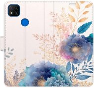iSaprio flip pouzdro Ornamental Flowers 03 pro Xiaomi Redmi 9C - Phone Cover