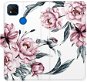 Kryt na mobil iSaprio flip puzdro Pink Flowers pre Xiaomi Redmi 9C - Kryt na mobil