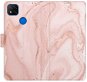 iSaprio flip pouzdro RoseGold Marble pro Xiaomi Redmi 9C - Phone Cover