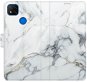iSaprio flip pouzdro SilverMarble 15 pro Xiaomi Redmi 9C - Phone Cover