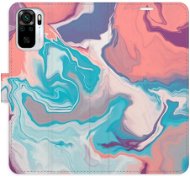 iSaprio flip pouzdro Abstract Paint 06 pro Xiaomi Redmi Note 10 / Note 10S - Phone Cover
