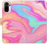 iSaprio flip pouzdro Abstract Paint 07 pro Xiaomi Redmi Note 10 / Note 10S - Phone Cover