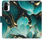 Phone Cover iSaprio flip pouzdro Blue Flowers 02 pro Xiaomi Redmi Note 10 / Note 10S - Kryt na mobil