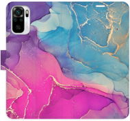 iSaprio flip puzdro Colour Marble 02 pre Xiaomi Redmi Note 10/Note 10S - Kryt na mobil