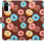 iSaprio flip pouzdro Donuts Pattern pro Xiaomi Redmi Note 10 / Note 10S - Phone Cover