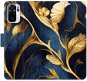 Phone Cover iSaprio flip pouzdro GoldBlue pro Xiaomi Redmi Note 10 / Note 10S - Kryt na mobil
