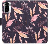 Kryt na mobil iSaprio flip puzdro Ornamental Flowers 02 pre Xiaomi Redmi Note 10/Note 10S - Kryt na mobil
