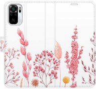 iSaprio flip pouzdro Pink Flowers 03 pro Xiaomi Redmi Note 10 / Note 10S - Phone Cover