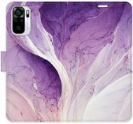 iSaprio flip puzdro Purple Paint na Xiaomi Redmi Note 10/Note 10S - Kryt na mobil