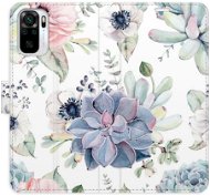 iSaprio flip pouzdro Succulents pro Xiaomi Redmi Note 10 / Note 10S - Phone Cover
