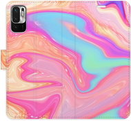 iSaprio flip case Abstract Paint 07 for Xiaomi Redmi Note 10 5G - Phone Cover