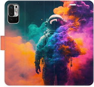 iSaprio flip case Astronaut in Colours 02 for Xiaomi Redmi Note 10 5G - Phone Cover