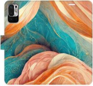 iSaprio flip pouzdro Blue and Orange pro Xiaomi Redmi Note 10 5G - Phone Cover