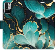 iSaprio flip puzdro Blue Flowers 02 pre Xiaomi Redmi Note 10 5G - Kryt na mobil
