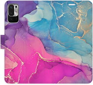 iSaprio flip pouzdro Colour Marble 02 pro Xiaomi Redmi Note 10 5G - Phone Cover