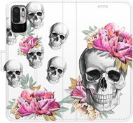 iSaprio flip pouzdro Crazy Skull pro Xiaomi Redmi Note 10 5G - Phone Cover