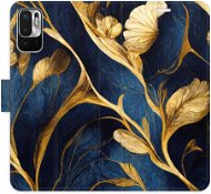 iSaprio flip pouzdro GoldBlue pro Xiaomi Redmi Note 10 5G - Phone Cover