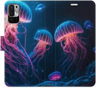 iSaprio flip pouzdro Jellyfish pro Xiaomi Redmi Note 10 5G - Phone Cover