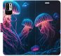 Kryt na mobil iSaprio flip puzdro Jellyfish na Xiaomi Redmi Note 10 5G - Kryt na mobil