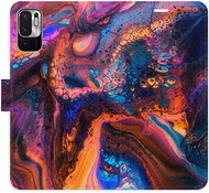 iSaprio flip pouzdro Magical Paint pro Xiaomi Redmi Note 10 5G - Phone Cover