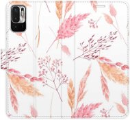 iSaprio flip pouzdro Ornamental Flowers pro Xiaomi Redmi Note 10 5G - Phone Cover