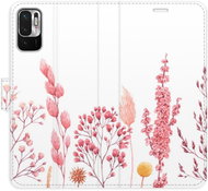 iSaprio flip pouzdro Pink Flowers 03 pro Xiaomi Redmi Note 10 5G - Phone Cover