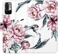iSaprio flip pouzdro Pink Flowers pro Xiaomi Redmi Note 10 5G - Phone Cover