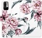 Phone Cover iSaprio flip pouzdro Pink Flowers pro Xiaomi Redmi Note 10 5G - Kryt na mobil