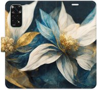 Phone Cover iSaprio flip pouzdro Gold Flowers pro Xiaomi Redmi Note 11 / Note 11S - Kryt na mobil