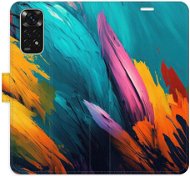 iSaprio flip puzdro Orange Paint 02 na Xiaomi Redmi Note 11/Note 11S - Kryt na mobil