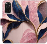 iSaprio flip pouzdro Pink Leaves pro Xiaomi Redmi Note 11 / Note 11S - Phone Cover