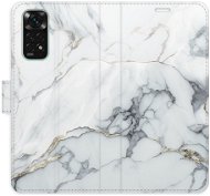 iSaprio flip pouzdro SilverMarble 15 pro Xiaomi Redmi Note 11 / Note 11S - Phone Cover
