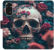iSaprio flip pouzdro Skull in Roses 02 pro Xiaomi Redmi Note 11 / Note 11S - Phone Cover